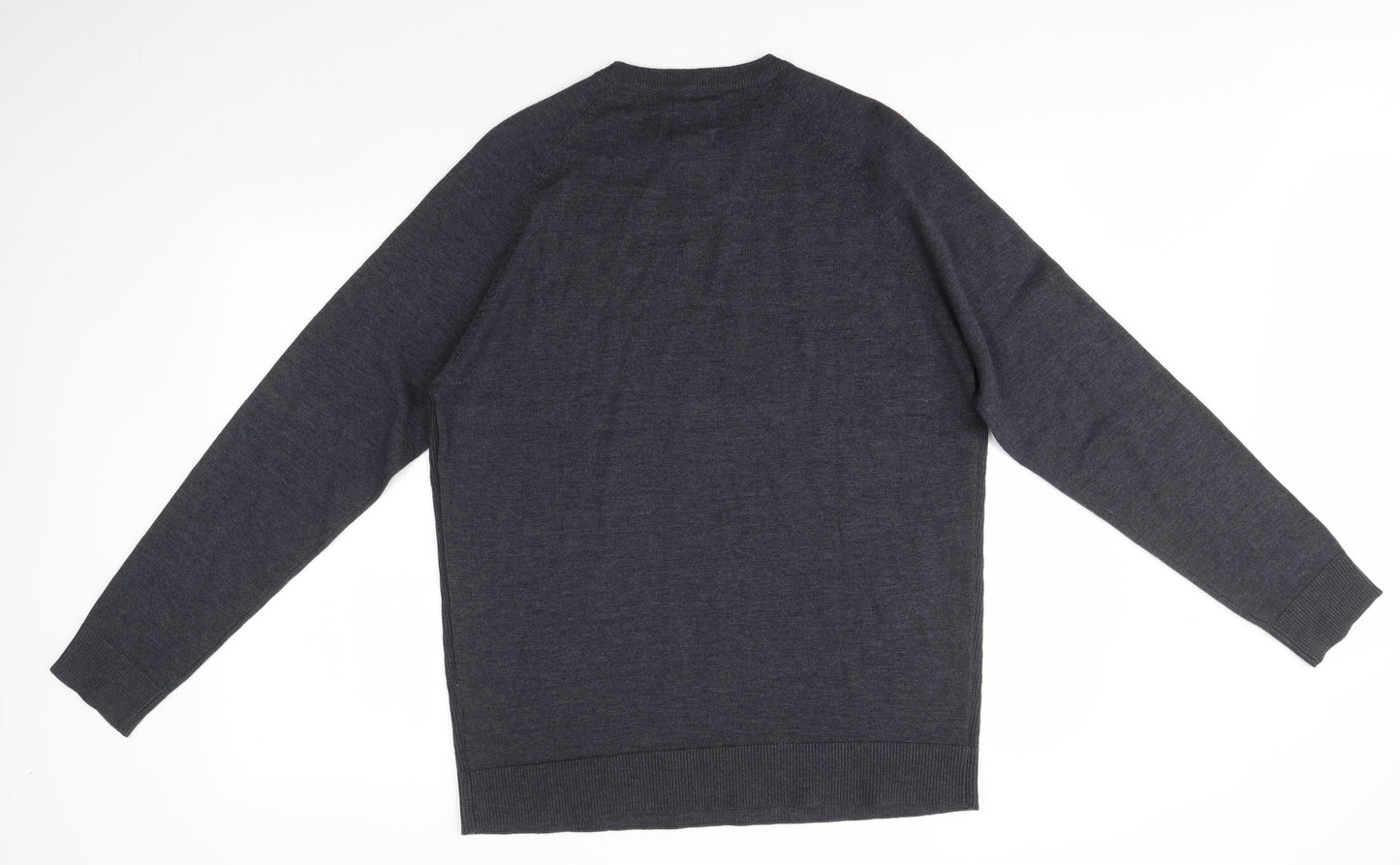 Ridge & Co Mens Grey   Pullover Jumper Size L