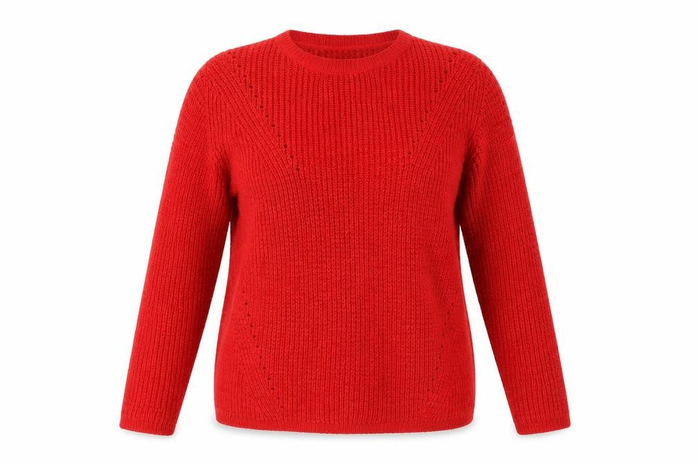Matalan Womens Red   Henley Jumper Size M