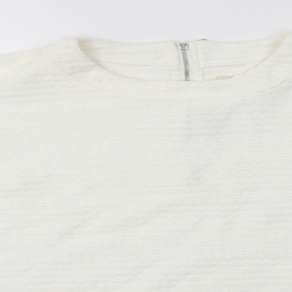 Matalan Womens White   Pullover Jumper Size 16