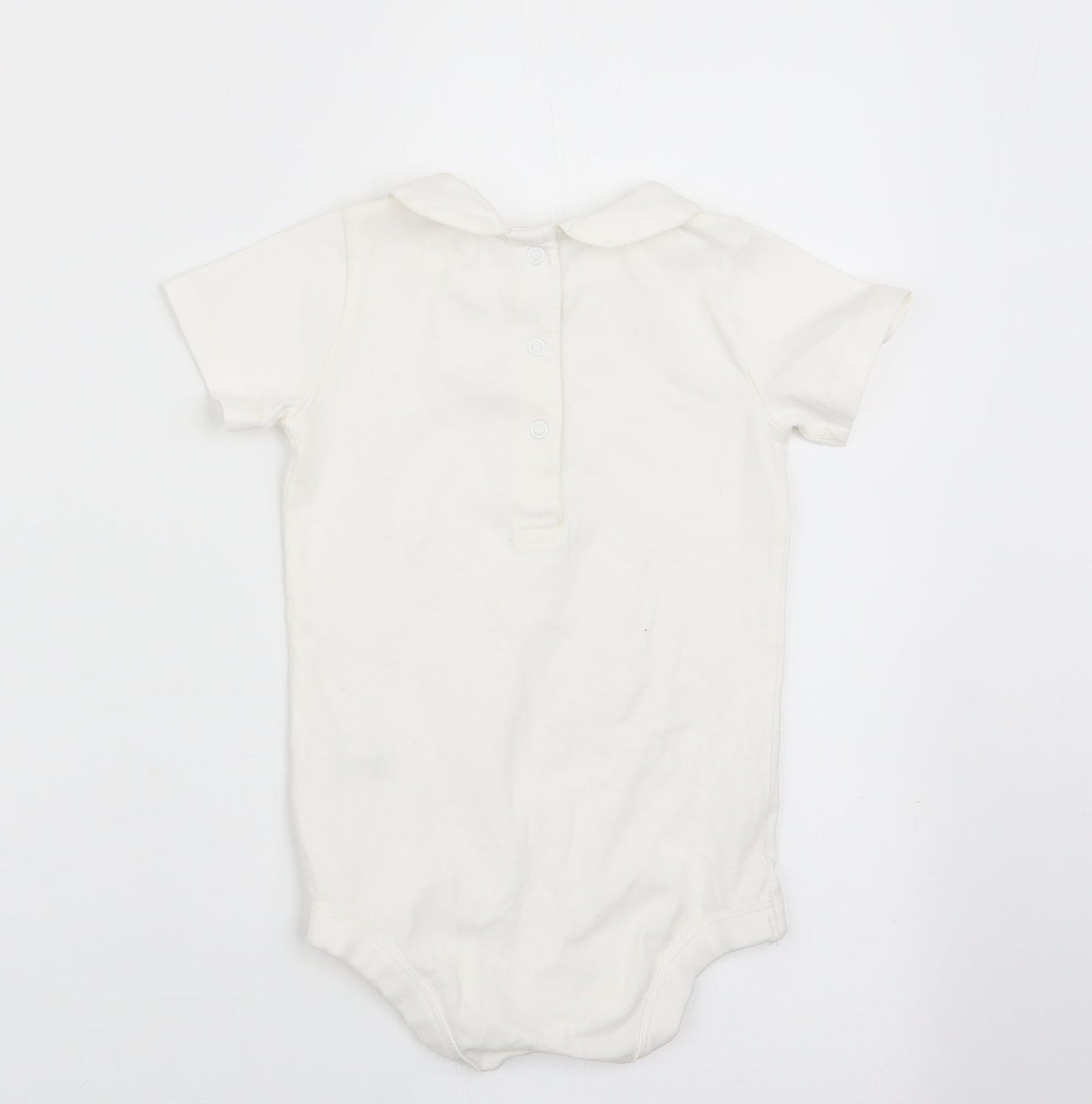 TU Boys Ivory   Romper One-Piece Size 9-12 Months