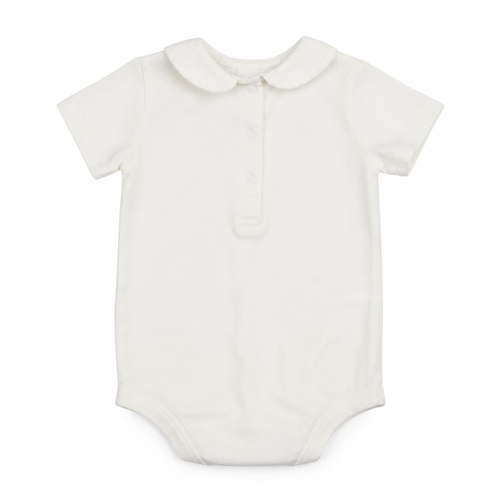 TU Boys Ivory   Romper One-Piece Size 9-12 Months