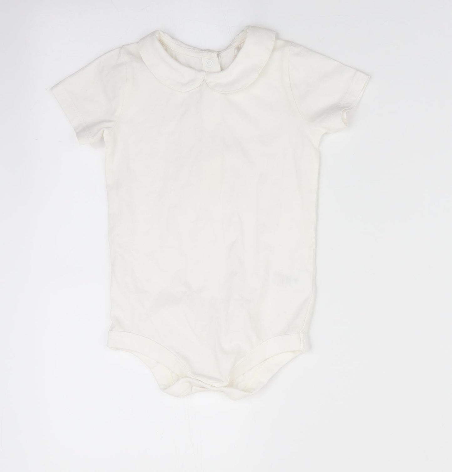 TU Boys Ivory   Romper One-Piece Size 9-12 Months
