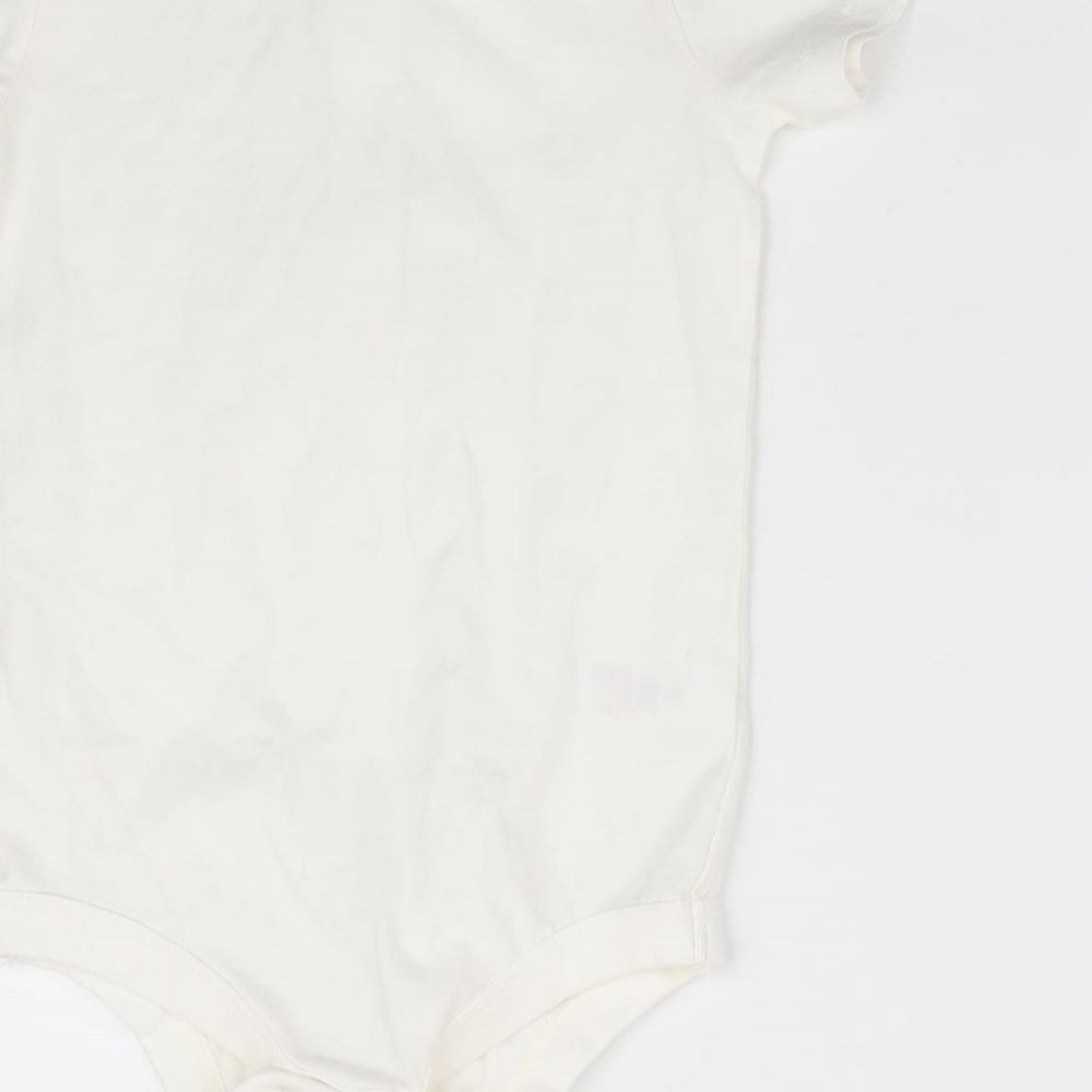 TU Boys Ivory   Romper One-Piece Size 9-12 Months