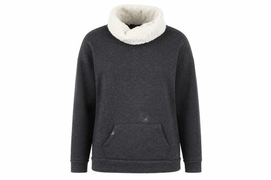 Atmosphere Womens Grey   Pullover Sweatshirt Size 8  - Faux Sheep Fur Lined Neck