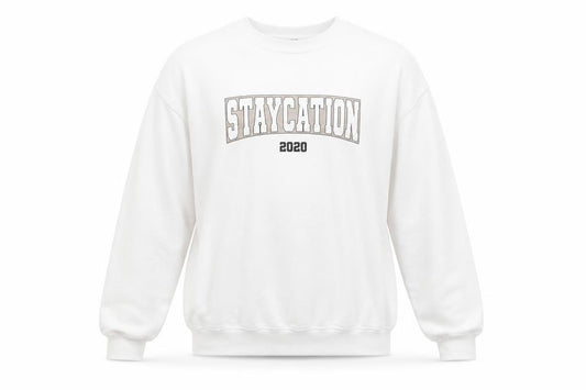 PRETTYLITTLETHING Womens White   Pullover Sweatshirt Size M  - Staycation