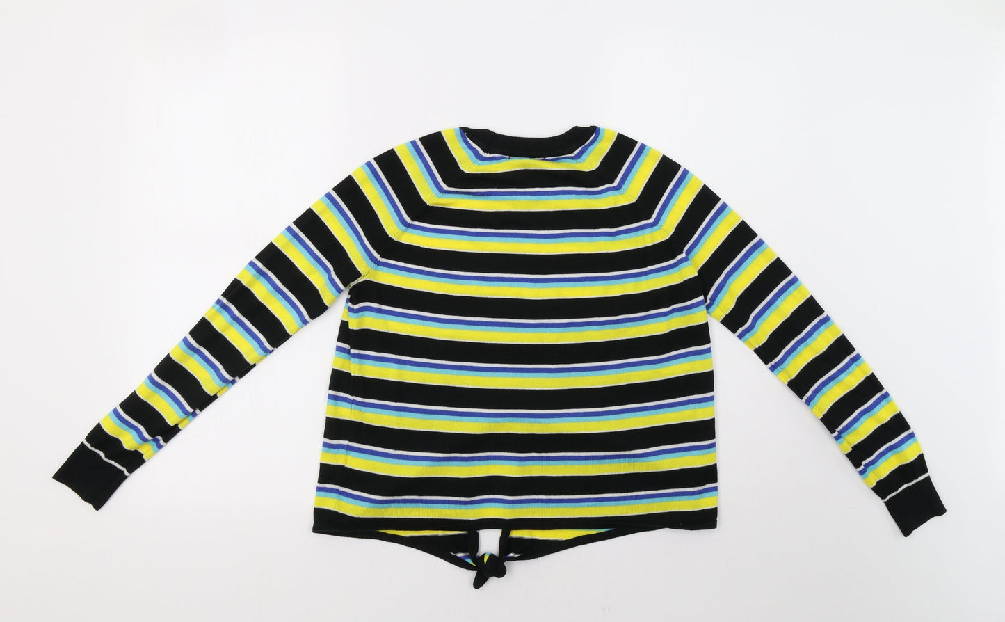Poof Womens Multicoloured Striped  Pullover Jumper Size S