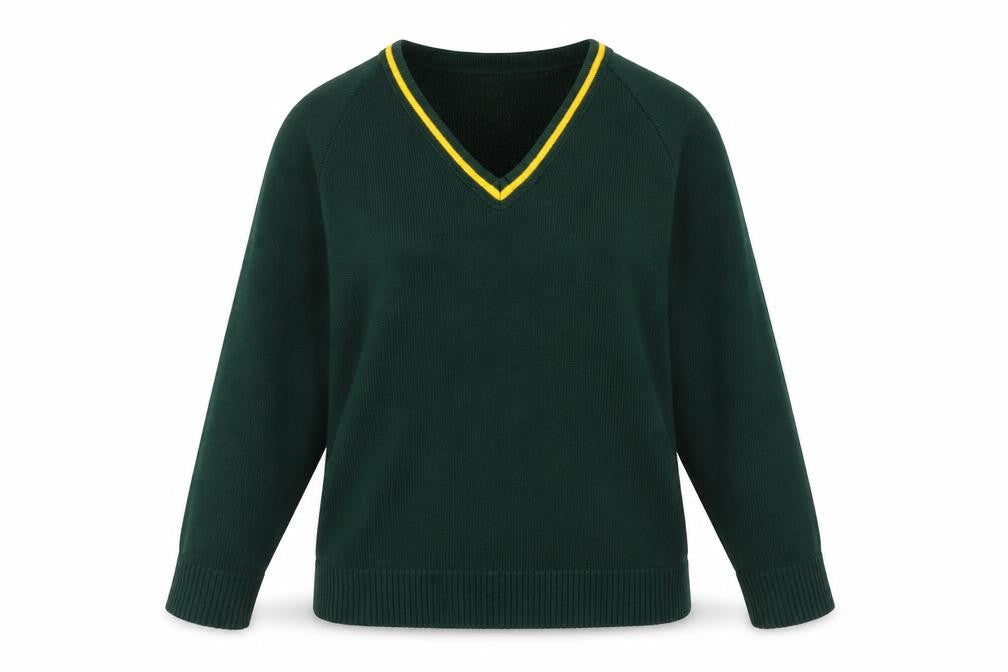 Uni Form Womens Green   Pullover Jumper Size 6