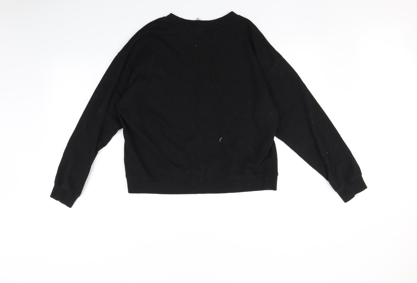 H&M  Womens Black   Pullover Jumper Size L