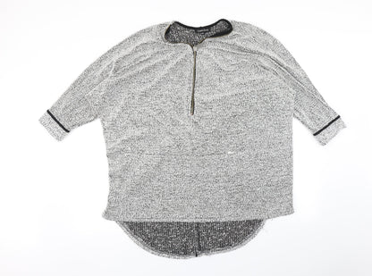 Cameo Rose Womens Grey Pullover Jumper Size M