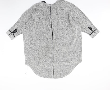 Cameo Rose Womens Grey Pullover Jumper Size M