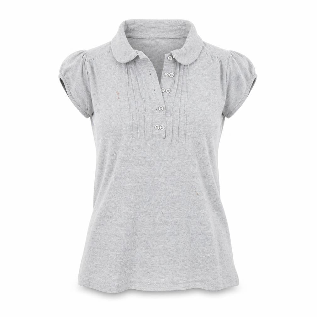 Marks & Spencer Womens Grey   Basic Polo Size 12