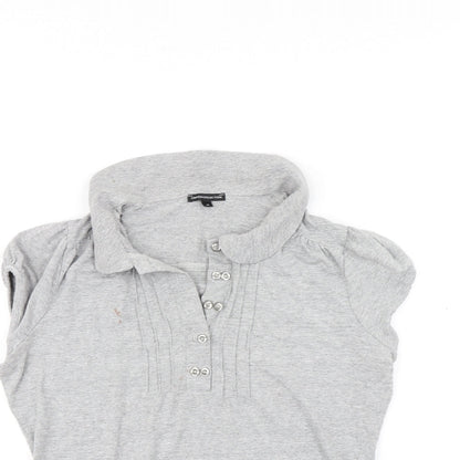 Marks & Spencer Womens Grey   Basic Polo Size 12