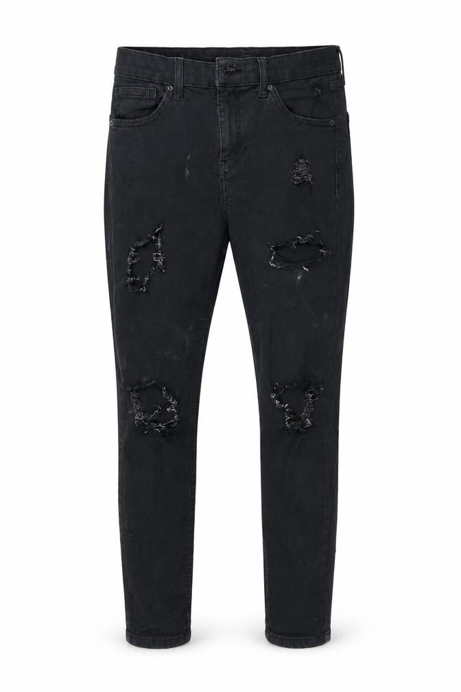 Topshop Womens Black   Skinny Jeans Size 30 in L30 in