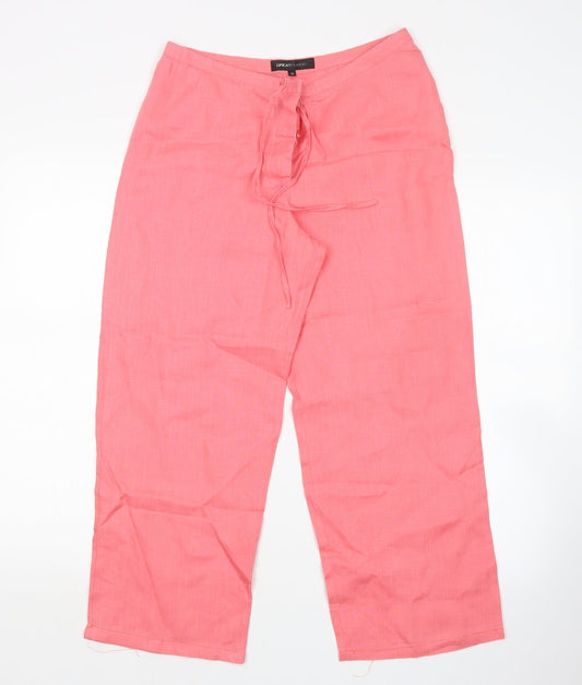 Greatplains Mens Pink   Cropped Trousers Size 16 L25 in