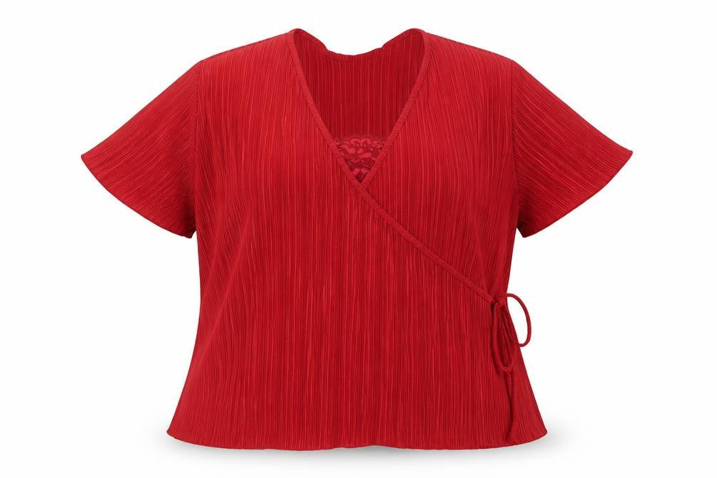 EWM Womens Red   Basic Blouse Size XL