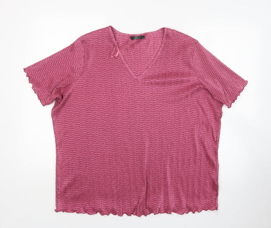 BM Womens Pink   Basic Blouse Size XL