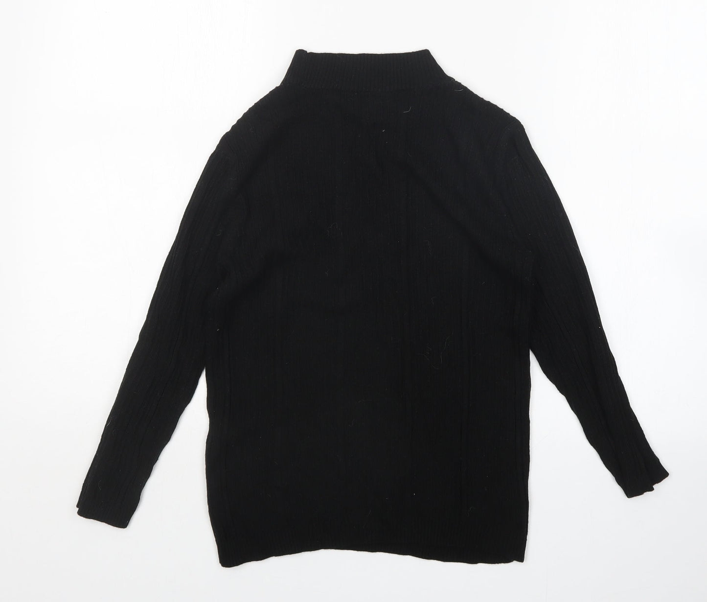 Peacocks Womens Black   Pullover Jumper Size 10