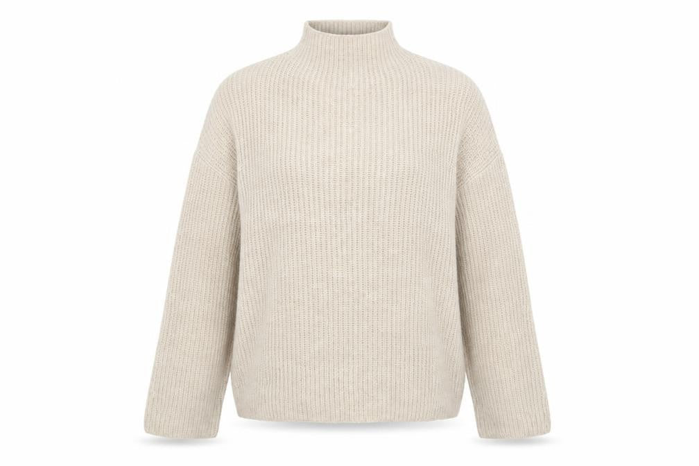 Villa Womens Beige   Pullover Jumper Size S