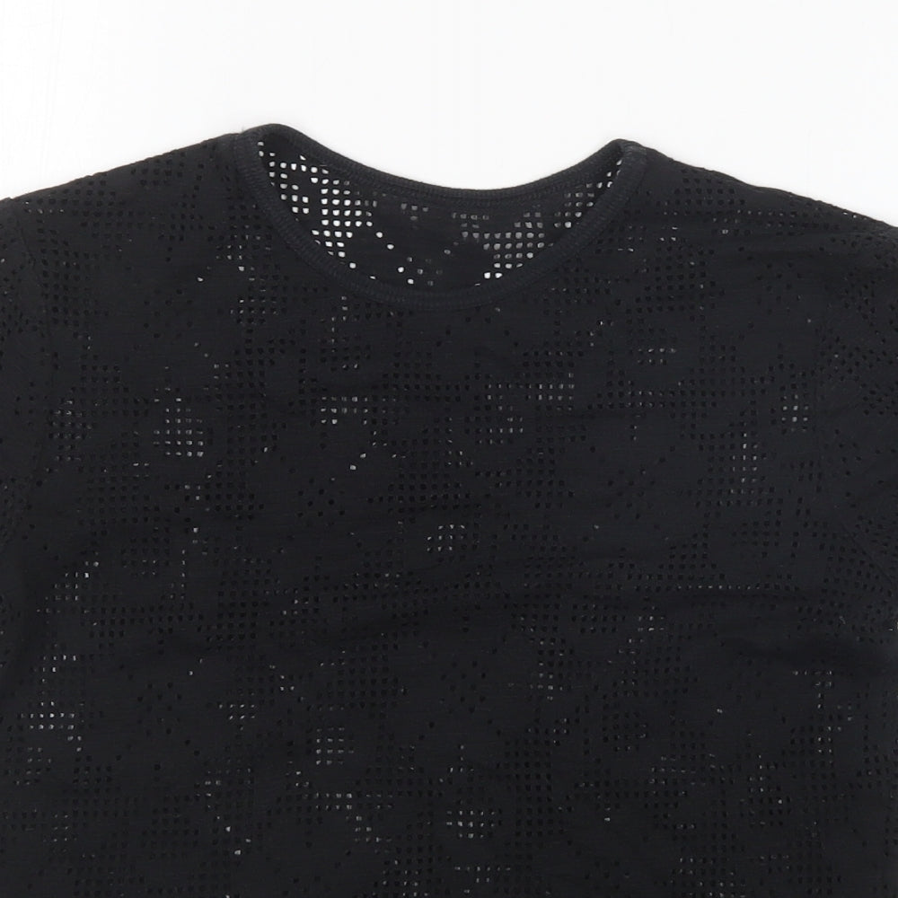 St Michael Womens Black   Basic T-Shirt Size 10