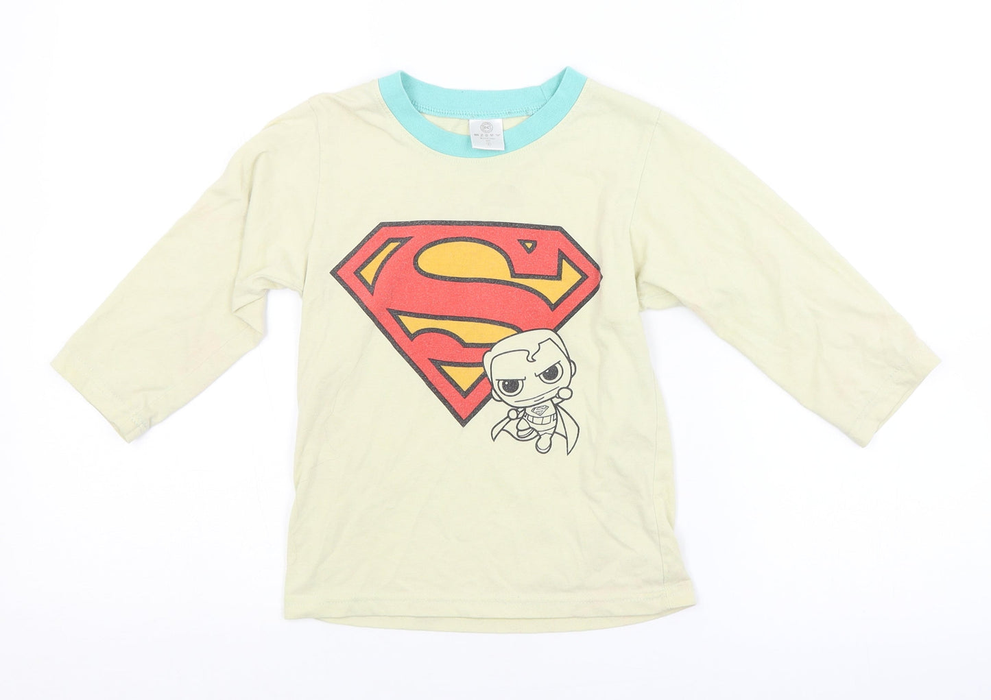 Preworn Boys Multicoloured    Pyjama Top Size S  - SUPERMAN