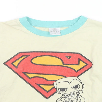 Preloved Preworn Boys Multicoloured    Pyjama Top Size S  - SUPERMAN - Detail