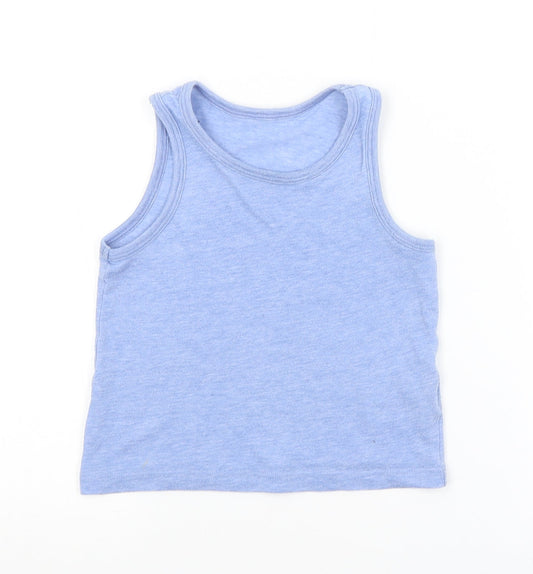 Primark Boys Blue   Basic Tank Size 2-3 Years
