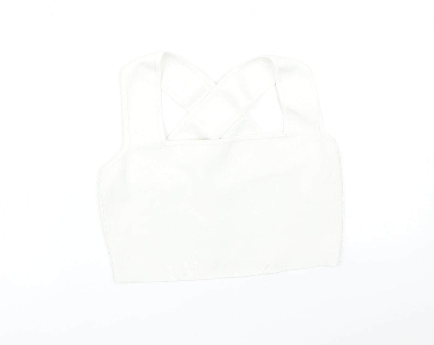 H&M Womens White   Basic T-Shirt Size M
