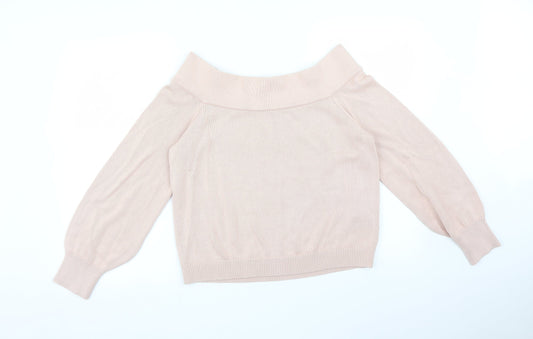 H&M Womens Pink   Basic T-Shirt Size M