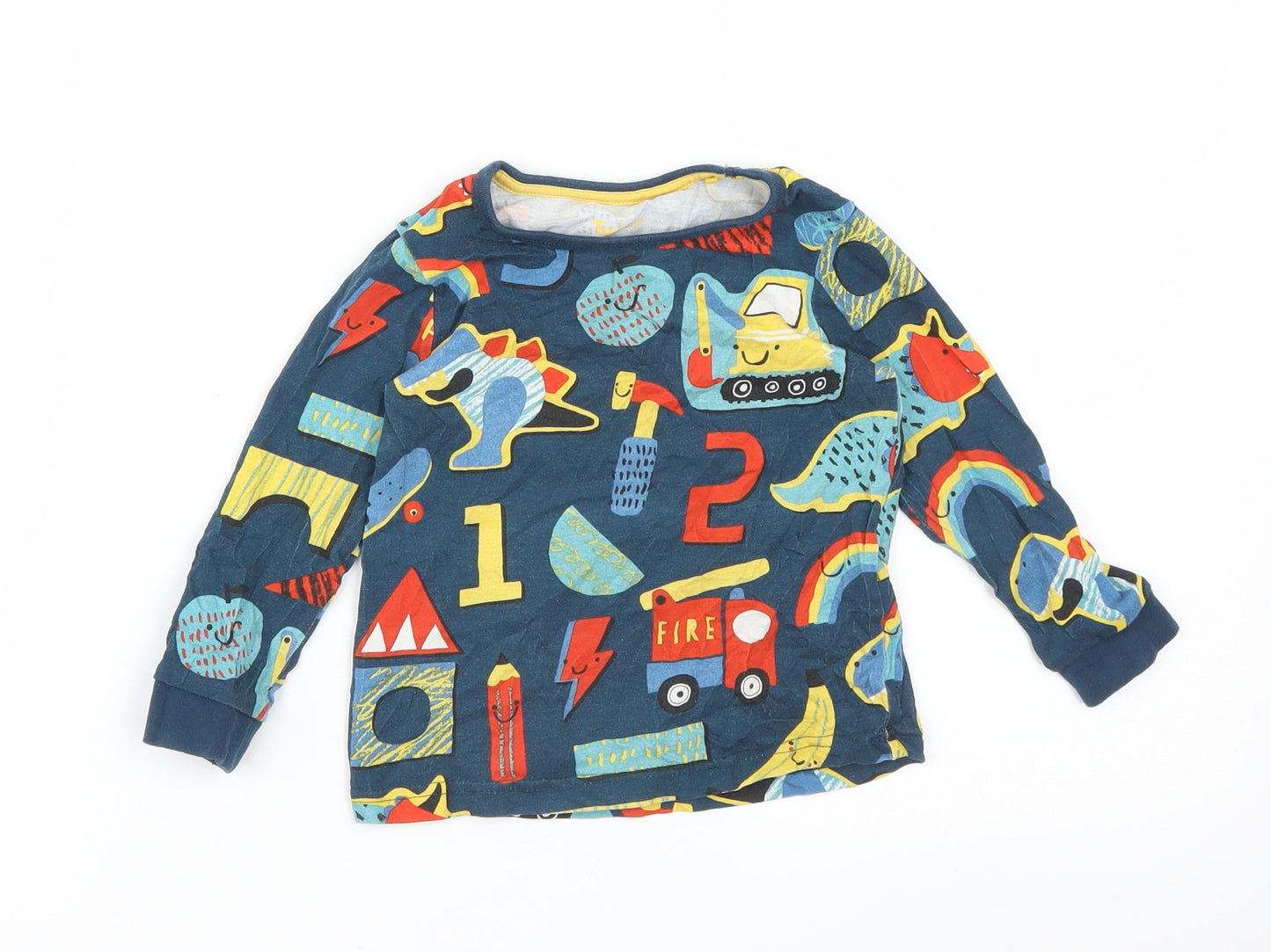 TU Baby Multicoloured Geometric  Basic T-Shirt Size 9-12 Months