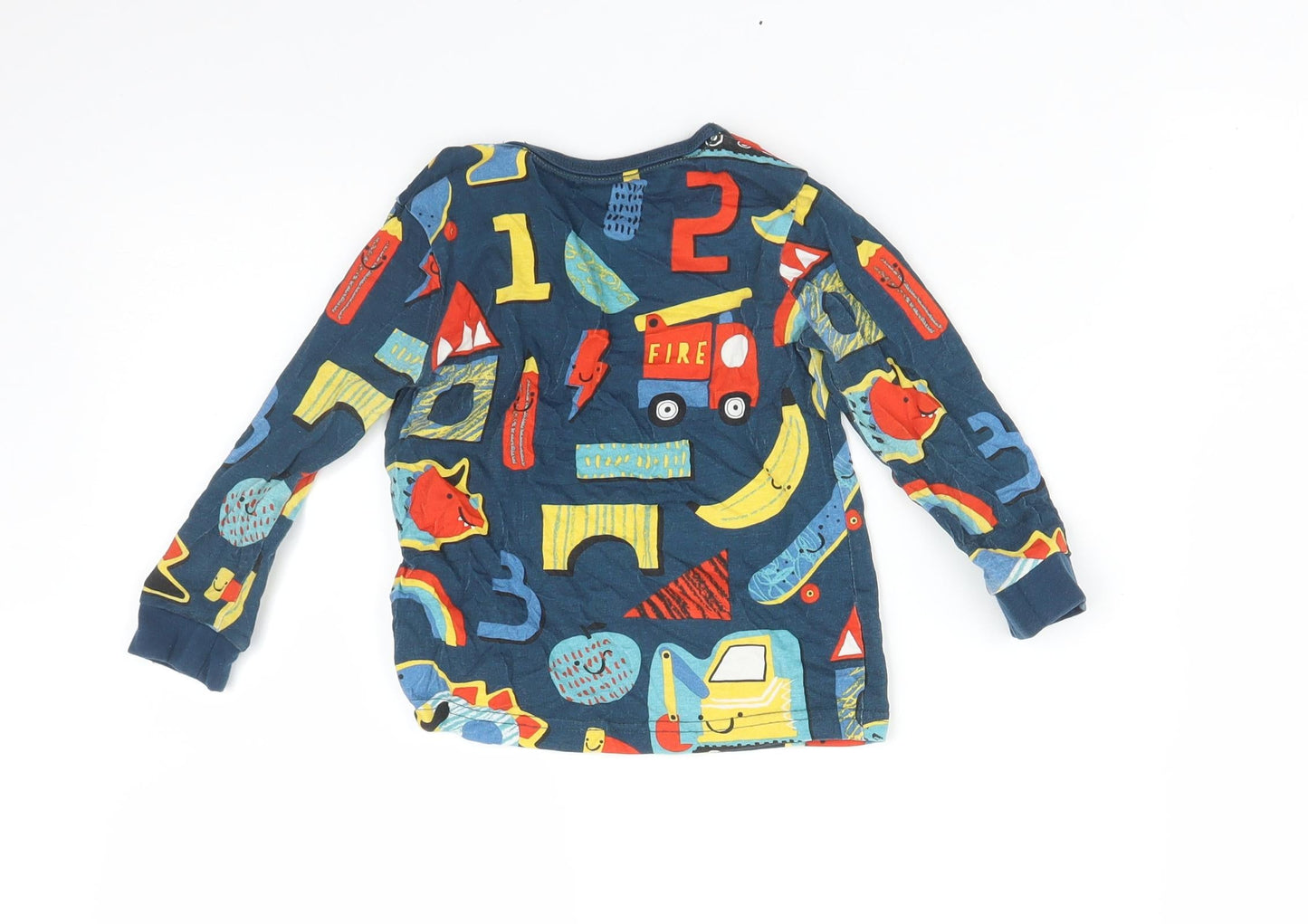TU Baby Multicoloured Geometric  Basic T-Shirt Size 9-12 Months