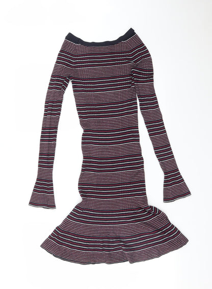 Next Womens Multicoloured Striped  Mermaid  Size 6