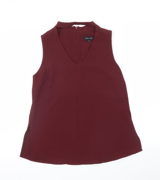New Look Womens Red   Basic T-Shirt Size 6