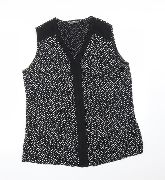 BHS Womens Multicoloured Polka Dot  Basic Blouse Size 16