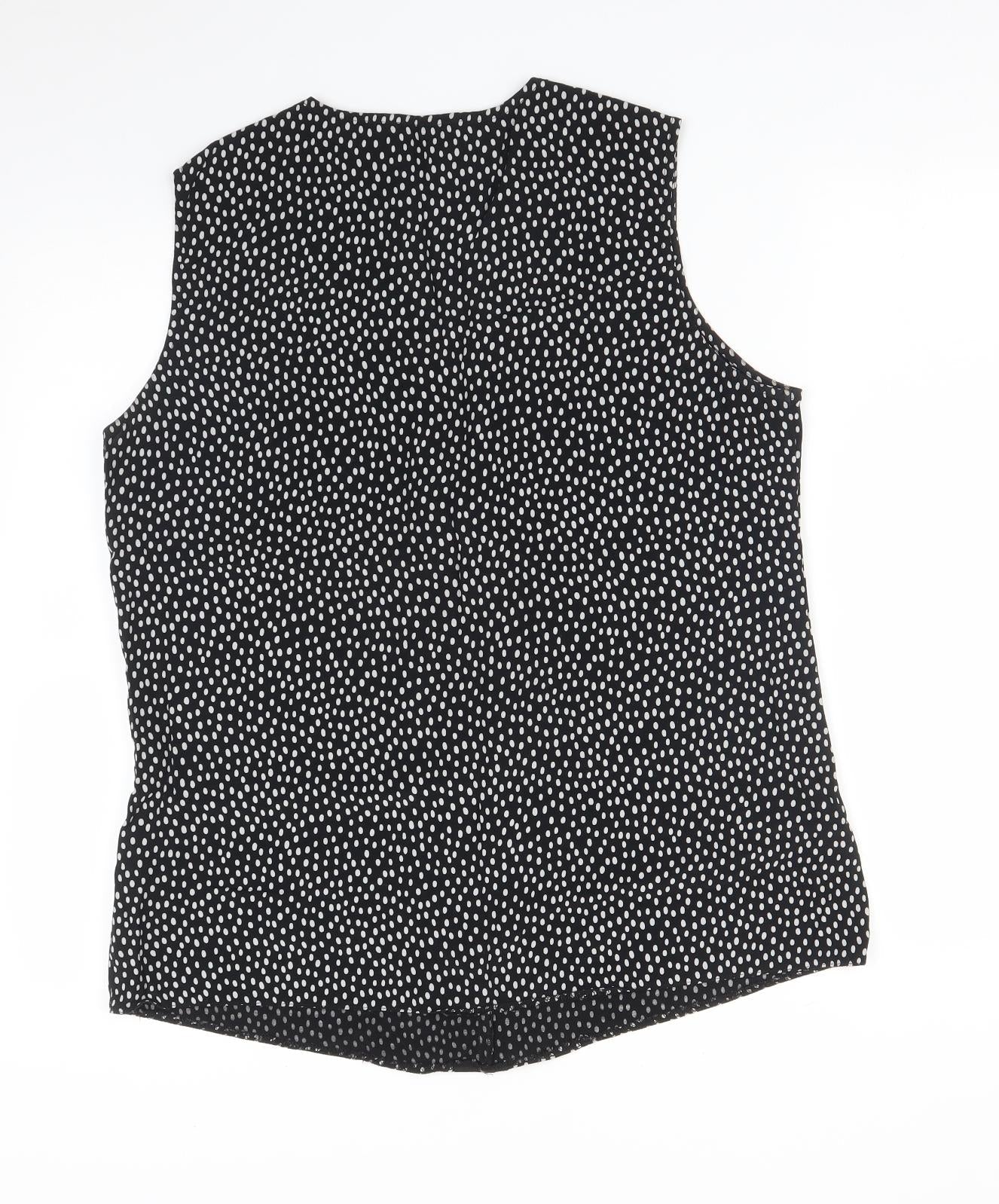 BHS Womens Multicoloured Polka Dot  Basic Blouse Size 16