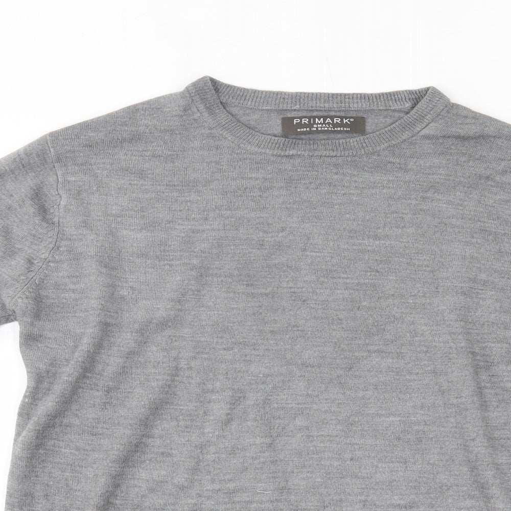 Primark Womens Grey   Pullover Jumper Size S