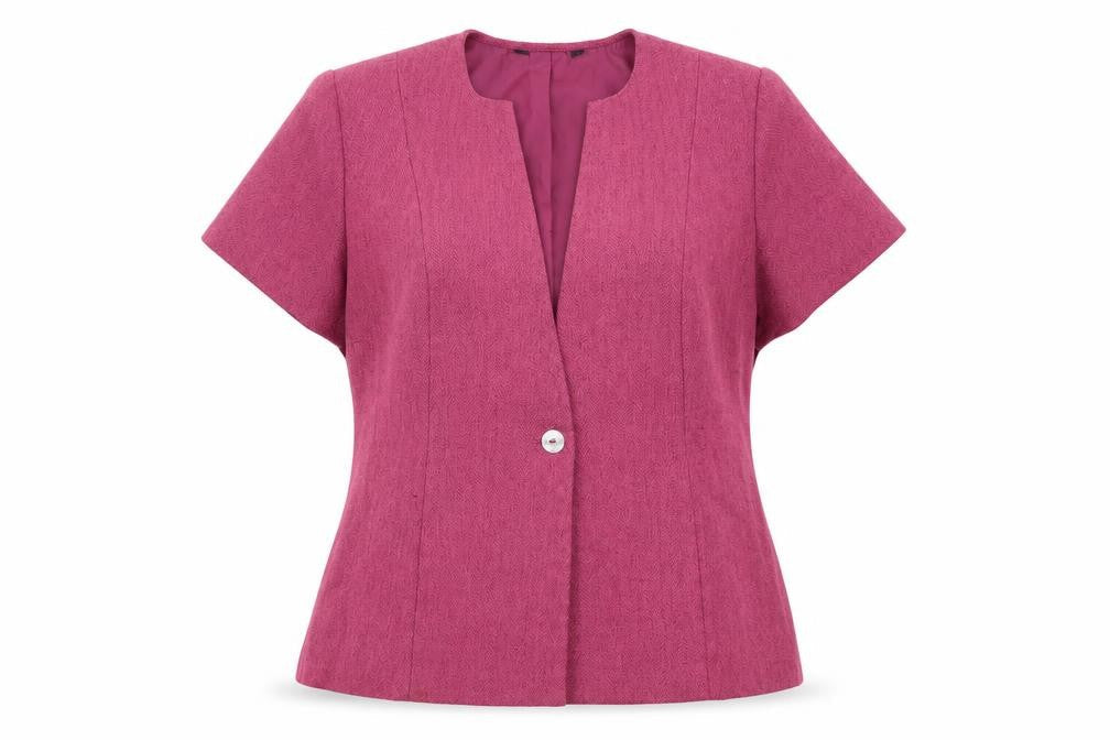 Bonmarché Womens Pink Jacket Blazer One Size