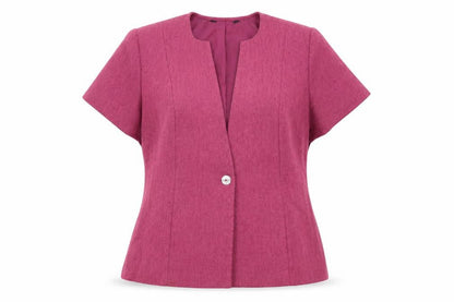 Bonmarché Womens Pink Jacket Blazer One Size