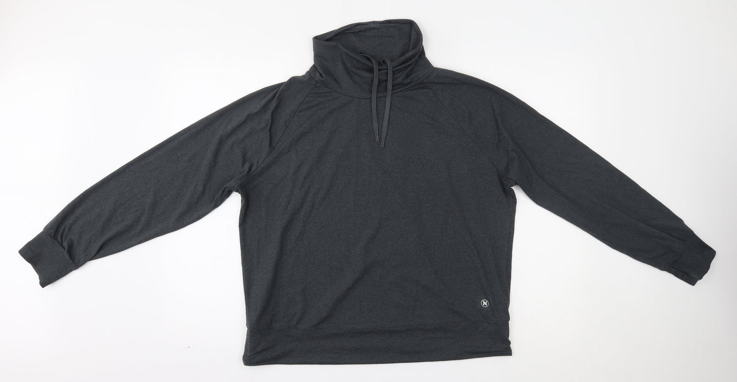 nx sport Womens Grey   Pullover Jumper Size M