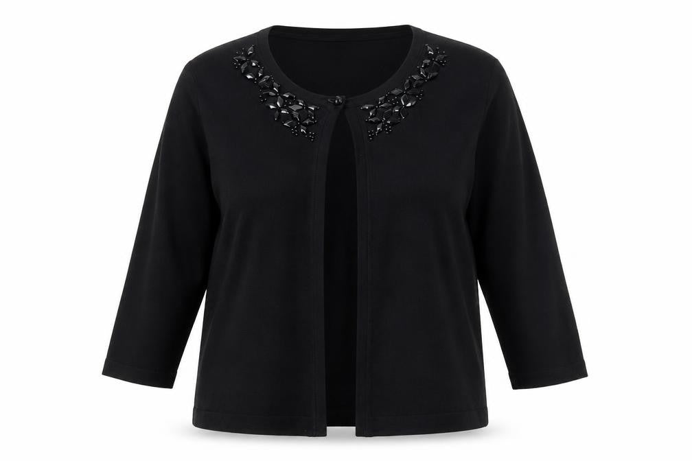 Your Sixth Sense Womens Black   Cardigan Jumper Size L