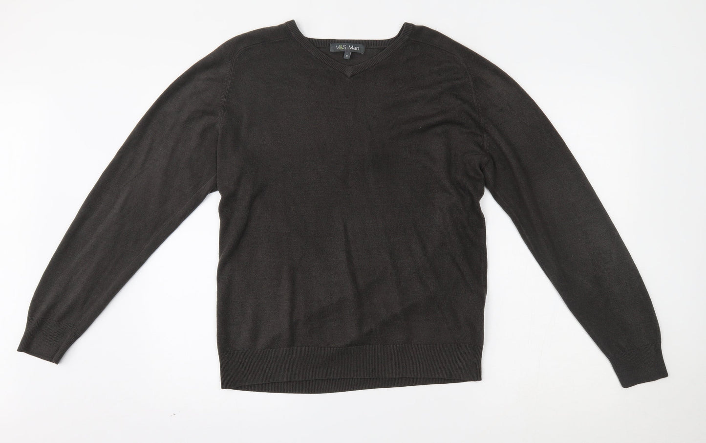 M&S Mens Grey   Pullover Jumper Size M