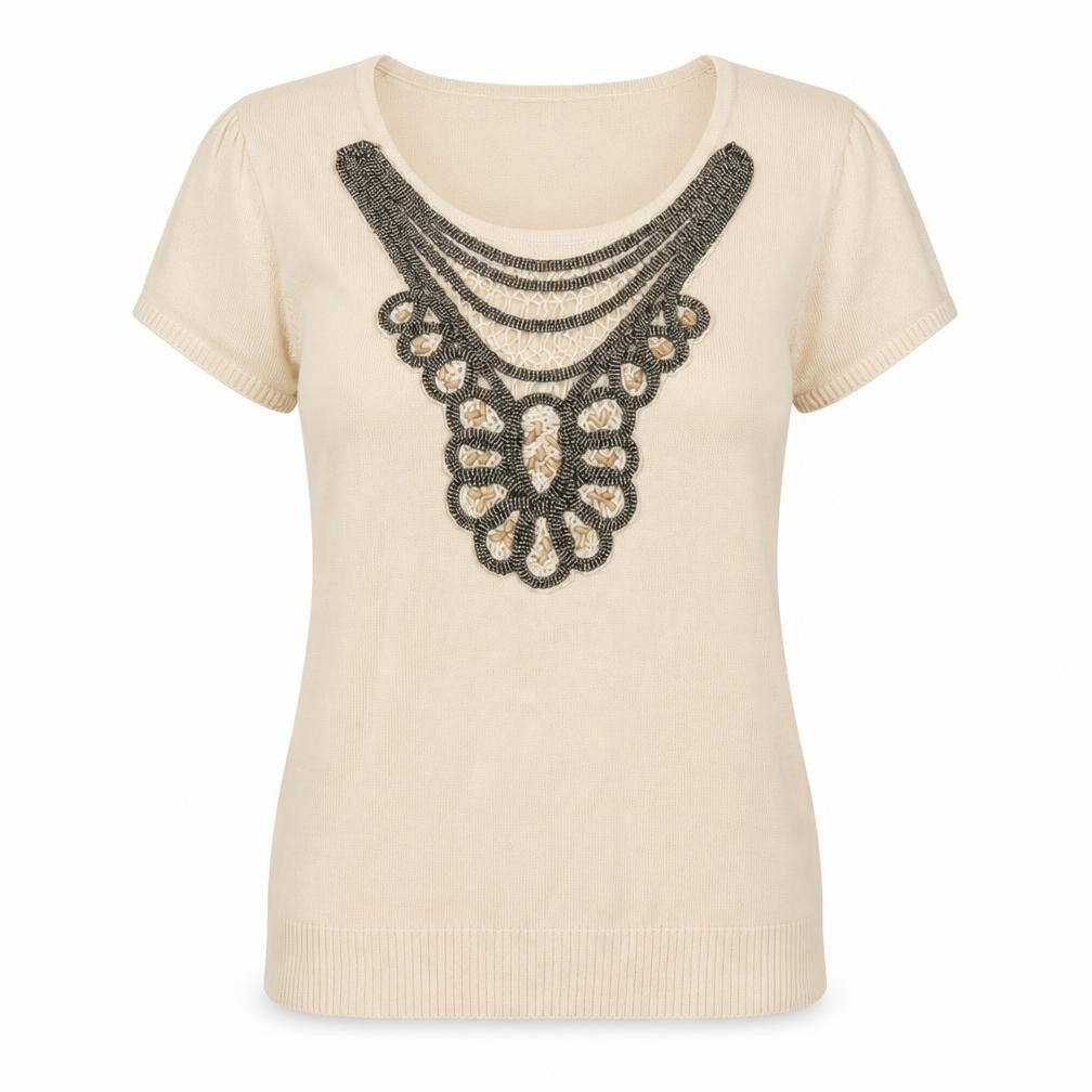 Soon Womens Beige   Pullover Jumper Size 12