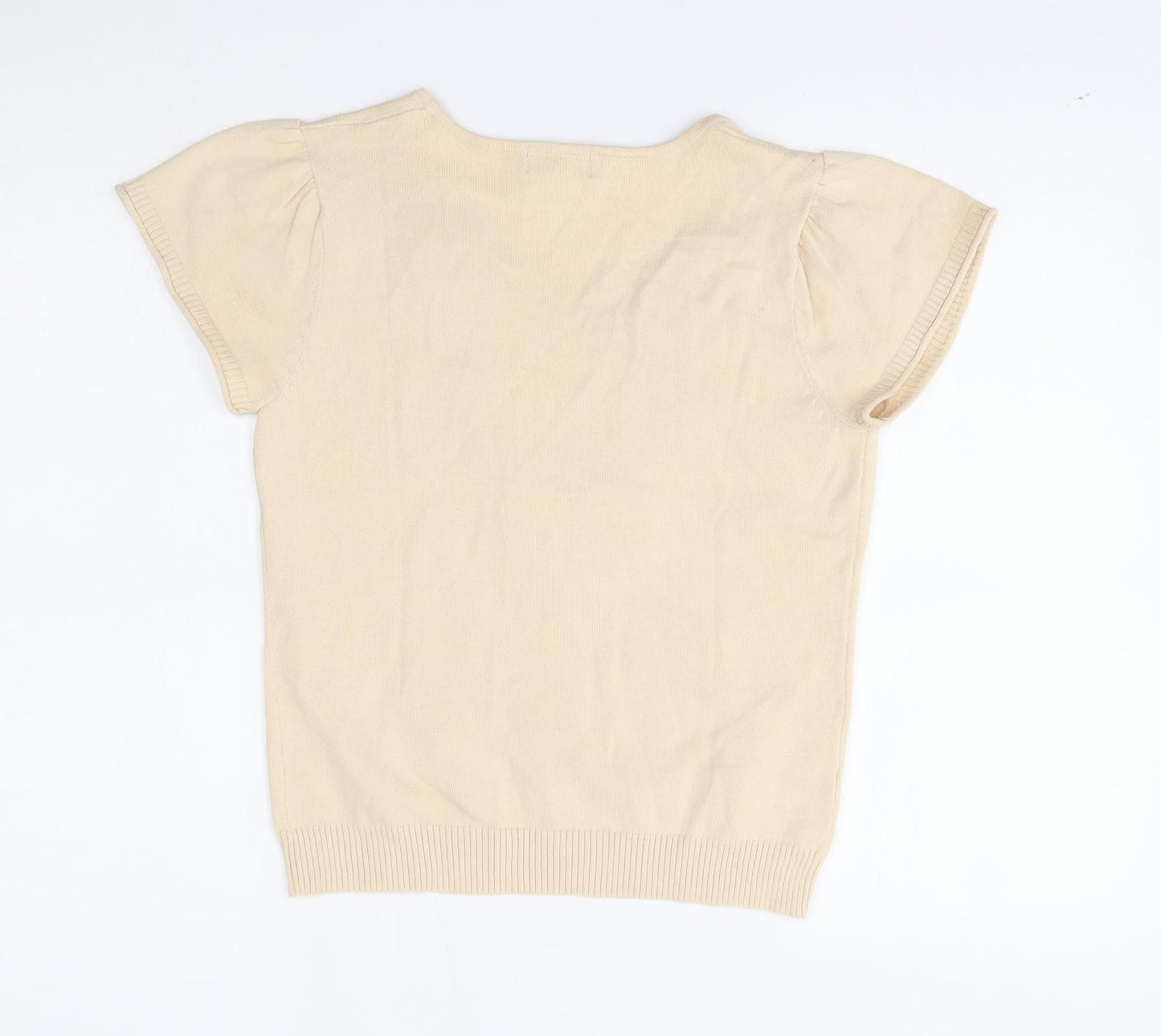Soon Womens Beige   Pullover Jumper Size 12