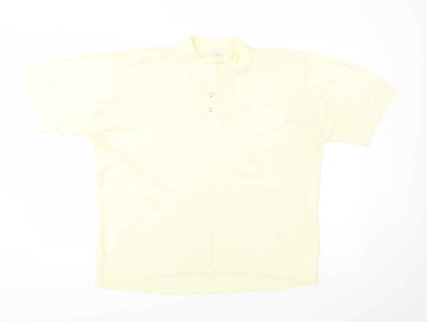 Preworn Womens Yellow   Pullover Jumper Size 18