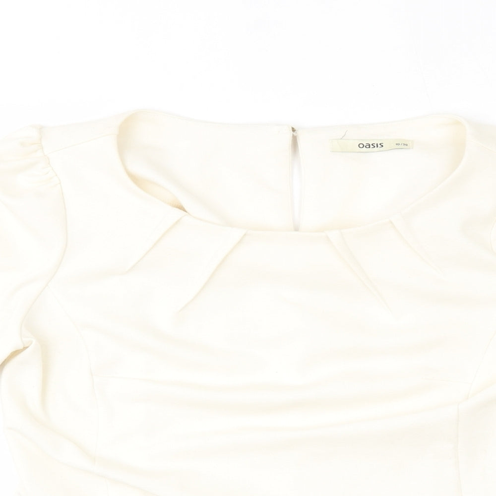 Oasis Womens Ivory   Pullover Jumper Size 10