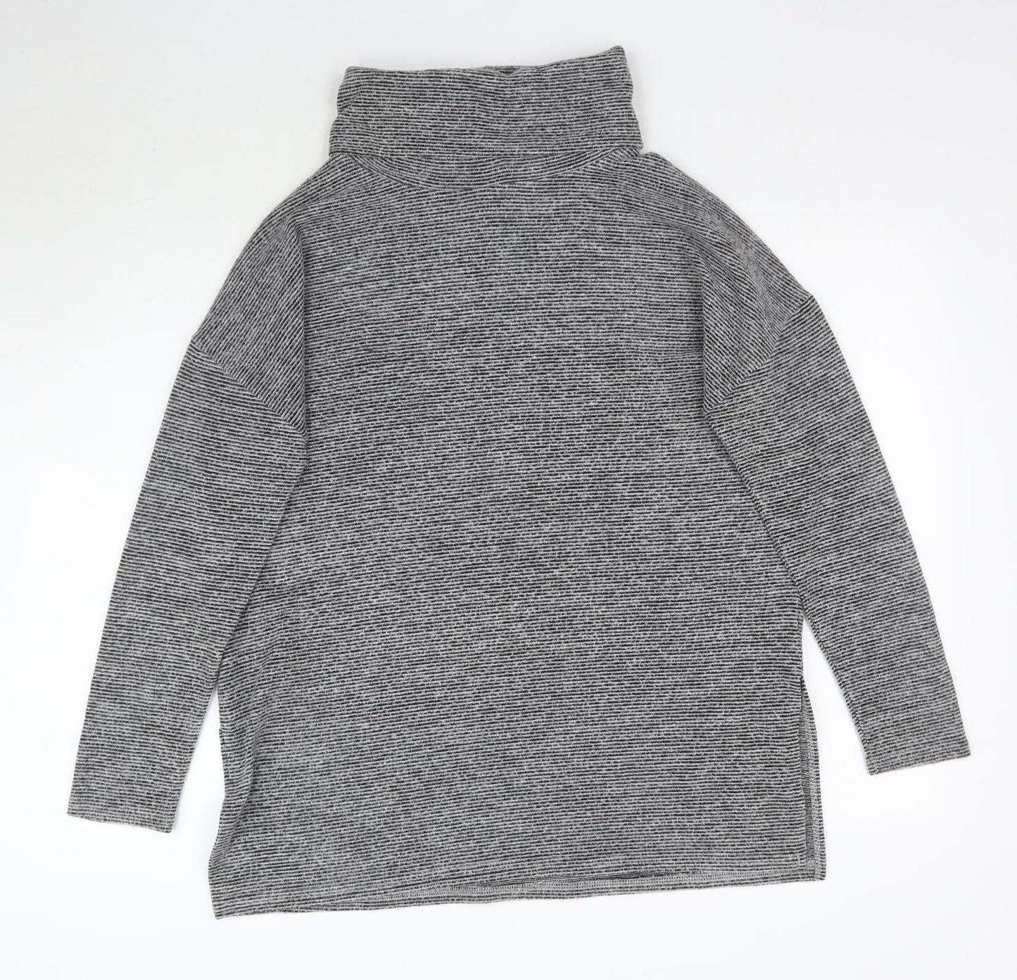 New Look Womens Grey  Knit Pullover Jumper Size M