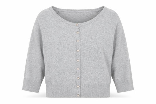 Matalan Womens Grey  Knit Cardigan Jumper Size 12