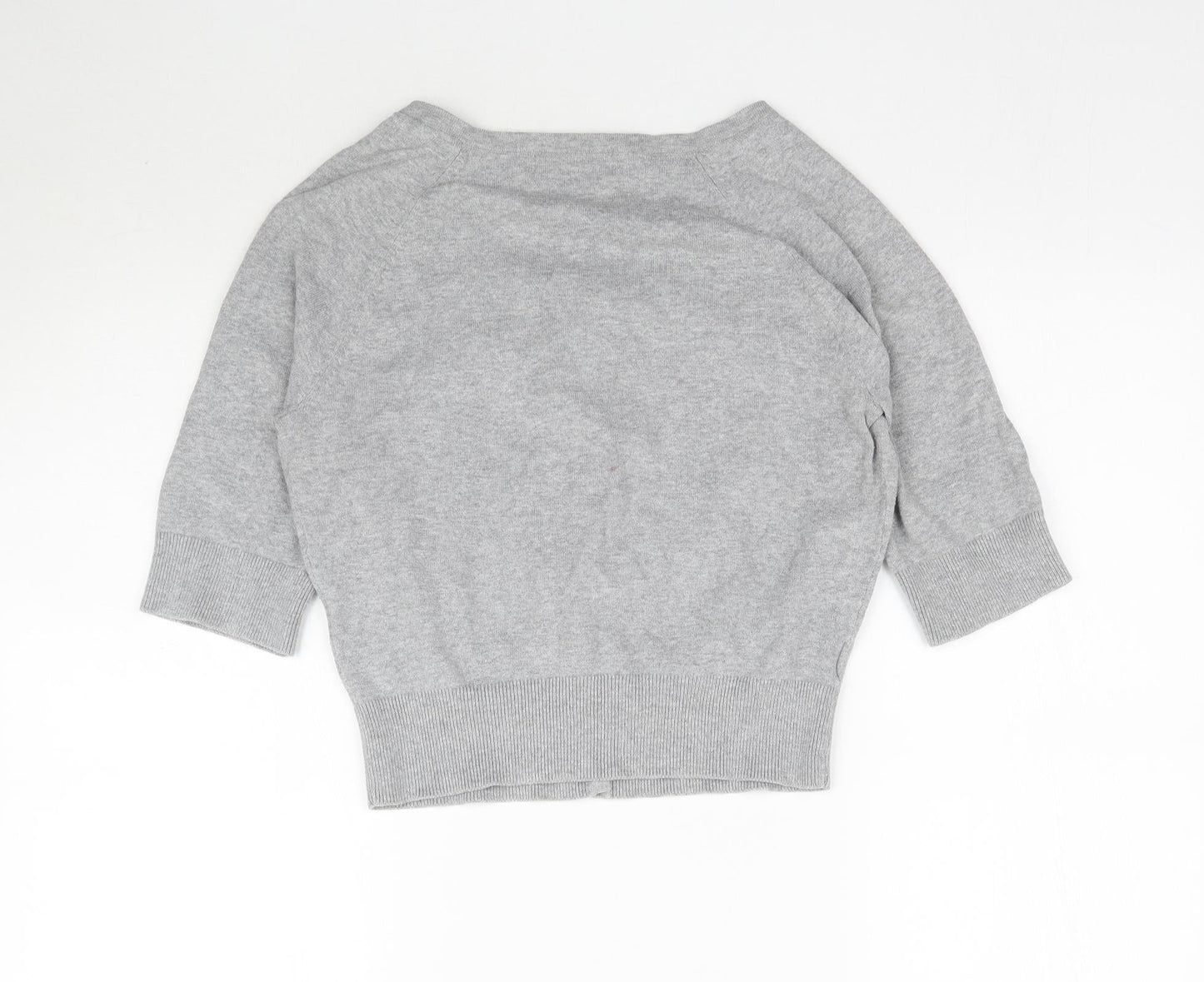 Matalan Womens Grey  Knit Cardigan Jumper Size 12