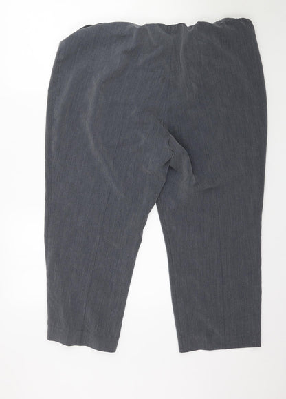 Bonmarché Womens Grey Trousers Size 20 L25 in