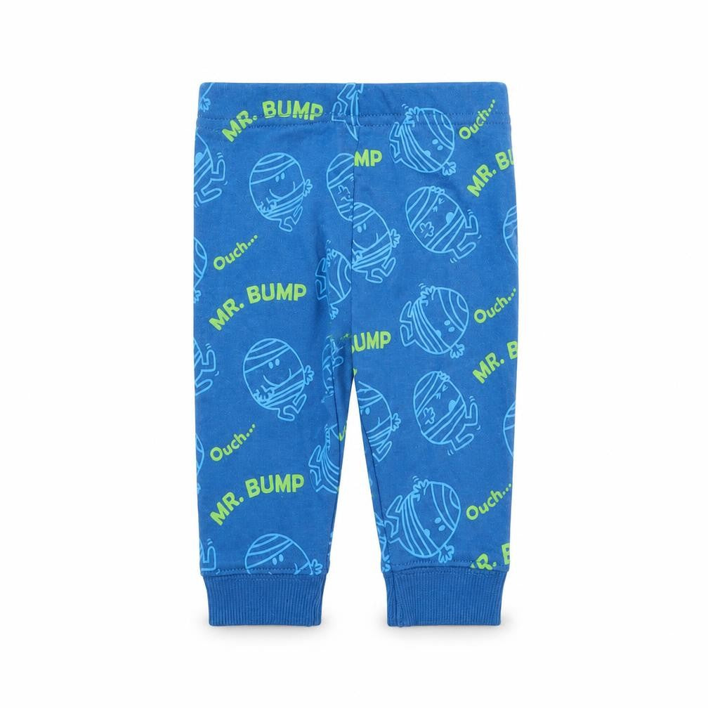 F&F Baby Blue   Jogger Trousers Size 0-3 Months  - Mr Men Leggings