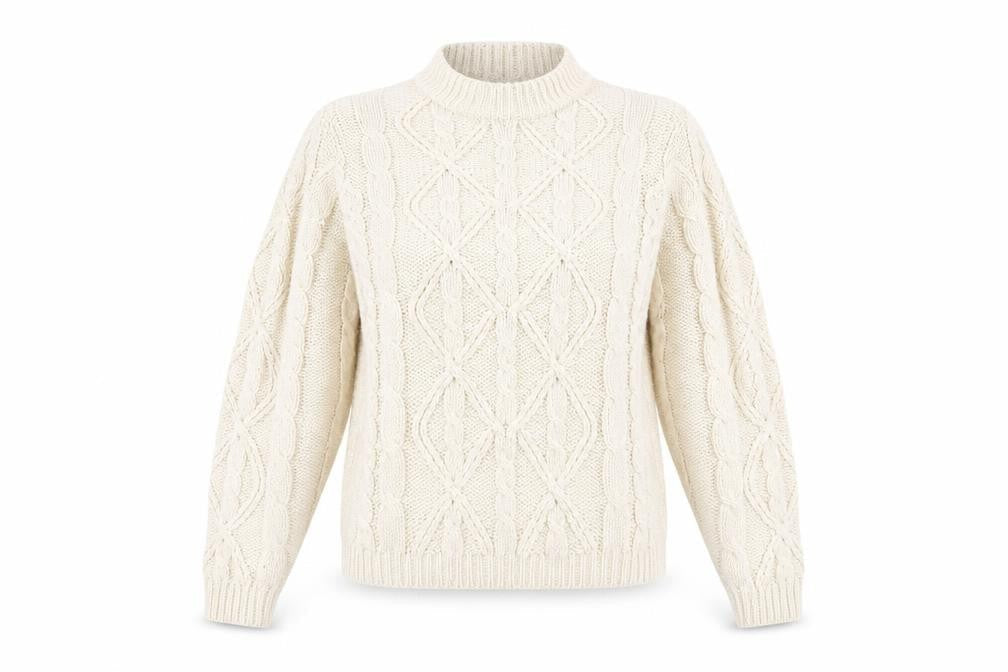 Love knitwear Womens White   Pullover Jumper Size 12
